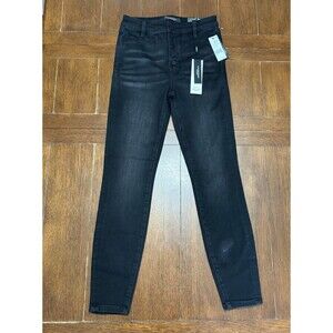 New Liverpool Abby High Rise Ankle Shiny Jeans With Button Fly  2/26 NWT